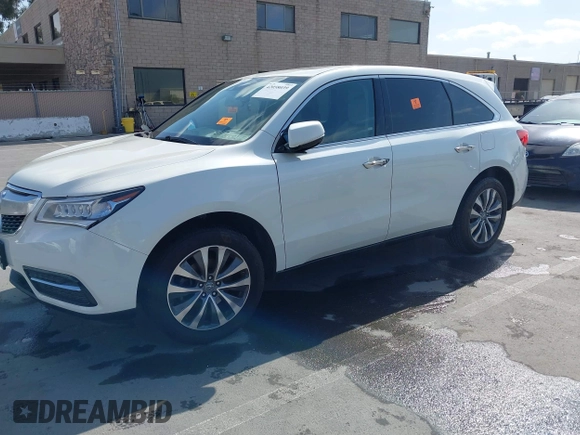 2015 Acura MDX Technology with VIN 5FRYD3H48FB011286, listed as a IAAI auction lot 42058039 with 66,038 mi miles and . Bid and sale history available at DreamBid. Image 2.