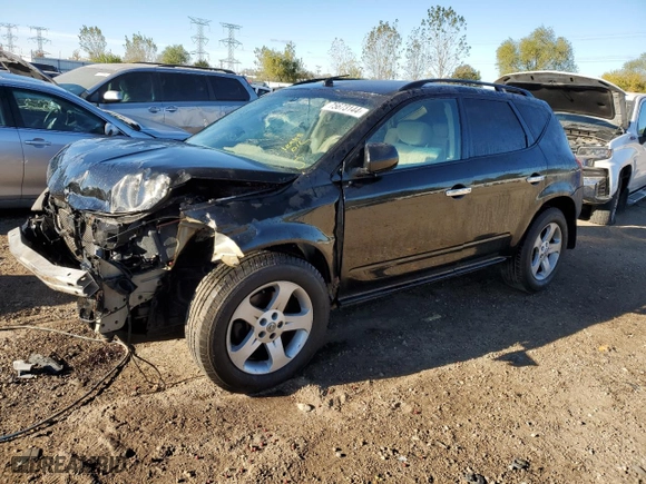 2003 Nissan Murano SE with VIN JN8AZ08W53W210957, listed as a Copart auction lot 75673144 with 159,902 mi miles and Salvage Title. Bid and sale history available at carsss.com. Image 1.