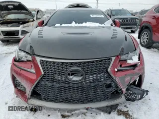 2015 Lexus RC F with VIN JTHHP5BC0F5002408, listed as a Copart auction lot 45125525 with 75,601 mi miles and Salvage Title. Bid and sale history available at carsss.com. Image 5.