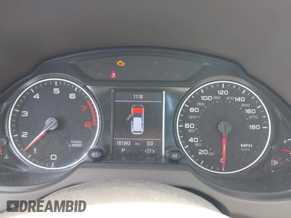 2010 Audi Q5 Premium Plus z VIN WA1LKAFP1AA045035, wystawiony jako IAAI lot #42240670 z przebiegiem 181 942 mil mil oraz . Historia ofert i sprzedaży dostępna na DreamBid. Obrazek 7.