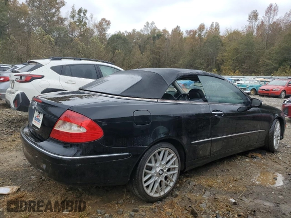 2009 Mercedes-Benz CLK 350 with VIN WDBTK56F19T108220, listed as a Copart auction lot 76782774 with Not Provided miles and Clean Title. Bid and sale history available at DreamBid. Image 3.