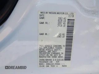2019 Nissan Altima S with VIN 1N4BL4BVXKC155016, listed as a IAAI auction lot 41980978 with 97,688 mi miles and . Bid and sale history available at carsss.com. Image 9.