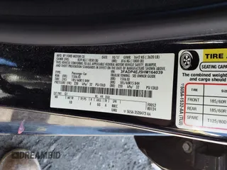 2017 Ford Fiesta SE with VIN 3FADP4EJ5HM164039, listed as a IAAI auction lot 41769636 with 56,778 mi miles. Bid and sale history available at carsss.com. Image 9.