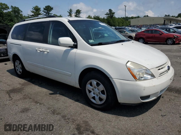 2010 Kia Sedona LX with VIN KNDMG4C39A6344077, listed as a Copart auction lot 64367004 with 201,150 mi miles and Salvage Title. Bid and sale history available at carsss.com. Image 4.