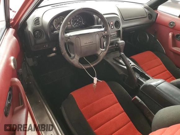 1994 Mazda MX-5 Miata with VIN JM1NA353XR0506259, listed as a Copart auction lot 47587295 with 209,443 mi miles and Salvage title. Bid and sale history available at DreamBid. Image 8.