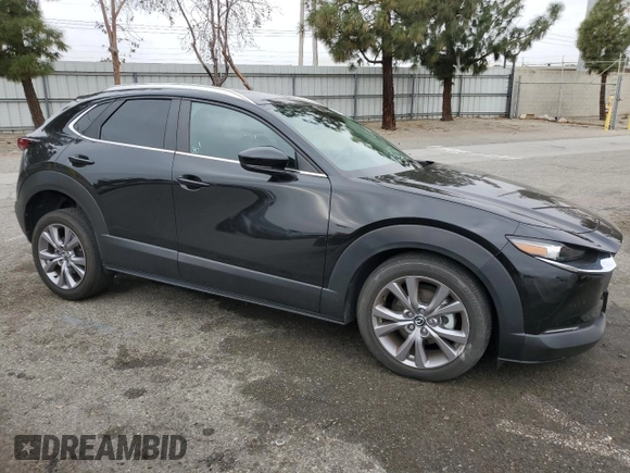 2023 Mazda CX-30 S Preferred with VIN 3MVDMBCM5PM515372, listed as a Copart auction lot 43587195 with 29,437 mi miles and Salvage Title. Bid and sale history available at DreamBid. Image 4.