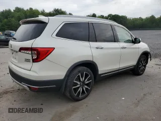 2019 Honda Pilot Touring 7-Passenger with VIN 5FNYF6H67KB005312, listed as a Copart auction lot 58785895 with 138,937 mi miles and Salvage title. Bid and sale history available at DreamBid. Image 3.