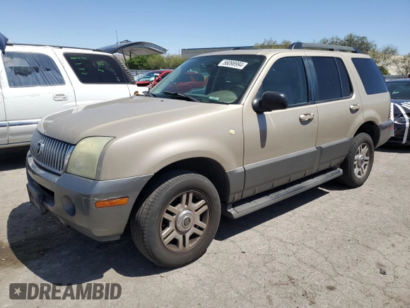 2005 Mercury Mountaineer Convenience with VIN 4M2ZU66E75ZJ02281, listed as a Copart auction lot 56098994 with 209,654 mi miles and Salvage title. Bid and sale history available at DreamBid. Image 1.