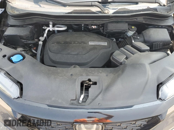 2019 Honda Passport EX-L with VIN 5FNYF8H51KB005843, listed as a Copart auction lot 59501565 with 47,051 mi miles and Salvage title. Bid and sale history available at DreamBid. Image 12.