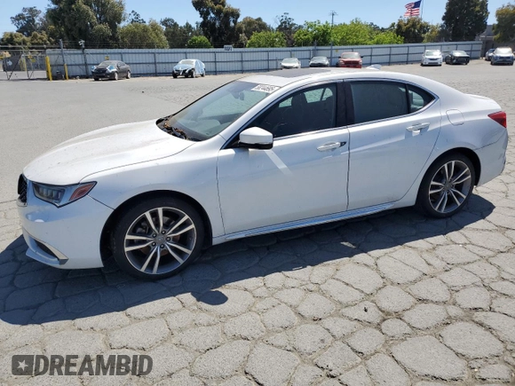 2019 Acura TLX Technology z VIN 19UUB2F46KA008345, wystawiony jako Copart lot #58244695 z przebiegiem 121 982 mil mil oraz Czysty tytuł • Clean title. Historia ofert i sprzedaży dostępna na DreamBid. Obrazek 1.