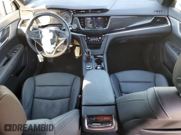 2024 Cadillac XT6 AWD Sport with VIN 1GYKPGRS8RZ717573, listed as a Copart auction lot 89100805 with 27,417 mi miles and Salvage Title. Bid and sale history available at carsss.com. Image 8.