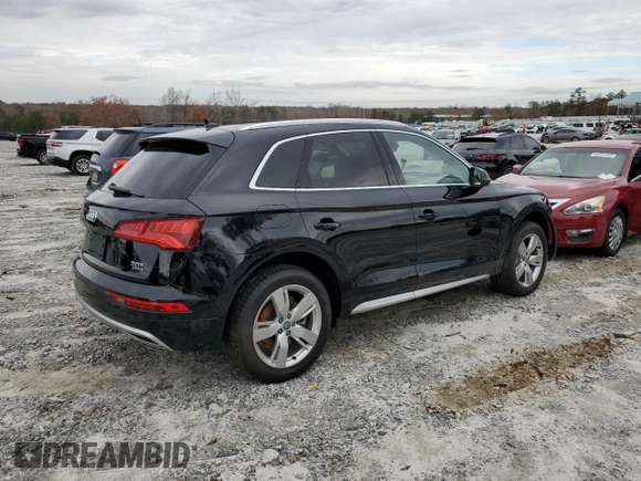 2018 Audi Q5 Premium Plus with VIN WA1BNAFY7J2056093, listed as a Copart auction lot 69822892 with 66,752 mi miles. Bid and sale history available at carsss.com. Image 3.