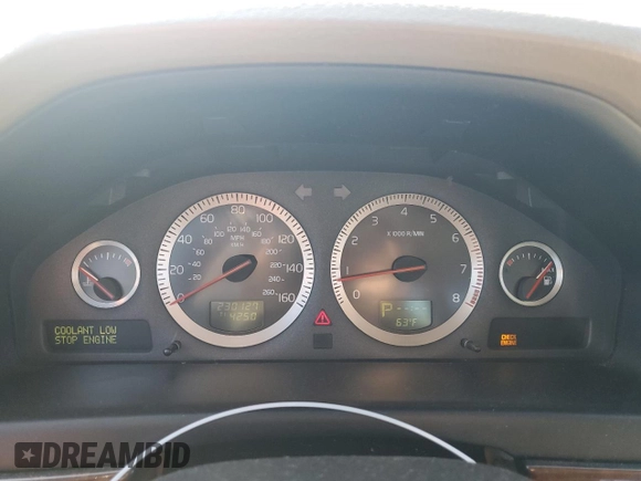 2005 Volvo S80 с VIN YV1TS911051402857, выставлен на аукционе Copart как лот 78287634 с пробегом 230 127 миль миль и Списание • Salvage title. История ставок и продаж доступна на DreamBid. Изображение 9.