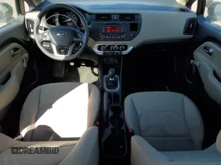 2015 Kia Rio LX with VIN KNADM4A37F6497167, listed as a Copart auction lot 49968245 with 98,517 mi miles and Salvage Title. Bid and sale history available at carsss.com. Image 8.