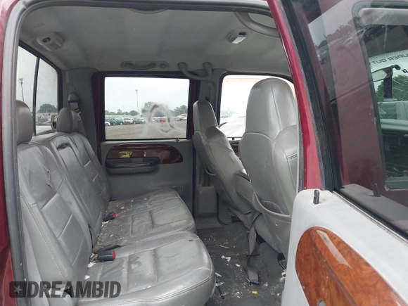 2004 Ford F-250 XL with VIN 1FTNW21P44EB88445, listed as a IAAI auction lot 42456615 with 214,185 mi miles and . Bid and sale history available at DreamBid. Image 8.