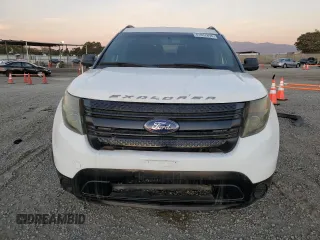 2015 Ford Utility Police Interceptor with VIN 1FM5K8AR7FGB75496, listed as a Copart auction lot 81837894 with 59,304 mi miles and Clean Title. Bid and sale history available at carsss.com. Image 5.