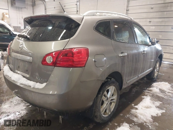 2013 Nissan Rogue SL with VIN JN8AS5MV7DW649853, listed as a IAAI auction lot 41607486 with 96,188 mi miles and . Bid and sale history available at DreamBid. Image 4.