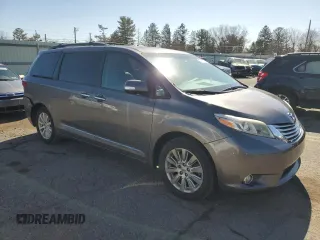 2015 Toyota Sienna Limited with VIN 5TDDK3DCXFS098042, listed as a Copart auction lot 48187255 with 74,509 mi miles and Salvage Title. Bid and sale history available at DreamBid. Image 4.