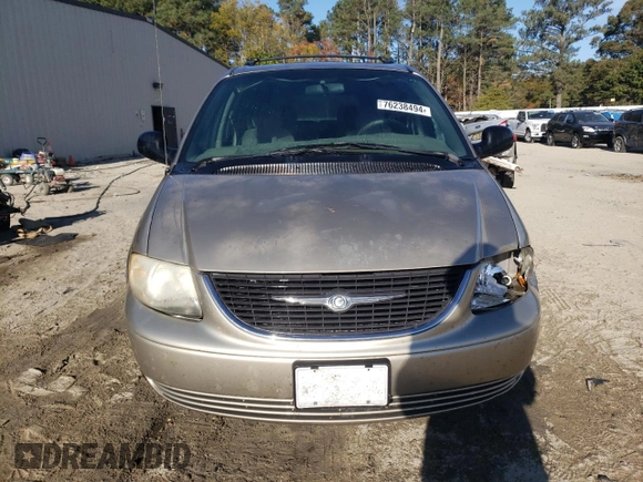 2003 Chrysler Town & Country EX with VIN 2C4GP74LX3R226547, listed as a Copart auction lot 76238494 with 146,353 mi miles and Salvage Title. Bid and sale history available at carsss.com. Image 5.
