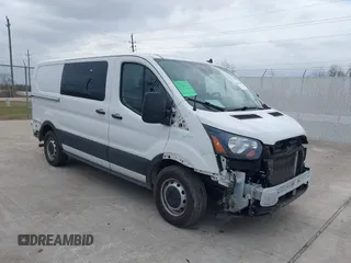 2020 Ford Transit Cargo with VIN 1FTYE1YG0LKA11195, listed as a IAAI auction lot 41593309 with 55,391 mi miles and . Bid and sale history available at DreamBid. Image 1.