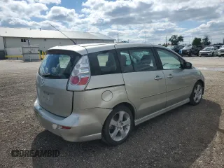 2006 Mazda 5 Touring with VIN JM1CR293760119250, listed as a Copart auction lot 57667325 with 121,226 mi miles and Salvage title. Bid and sale history available at DreamBid. Image 3.