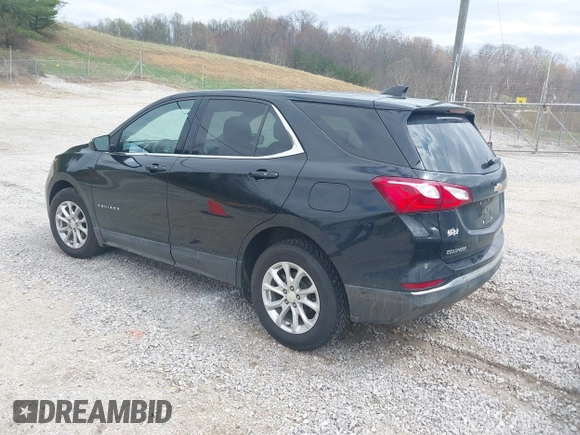 2019 Chevrolet Equinox LT with VIN 2GNAXUEV0K6286221, listed as a IAAI auction lot 41850709 with 124,363 mi miles and . Bid and sale history available at carsss.com. Image 3.
