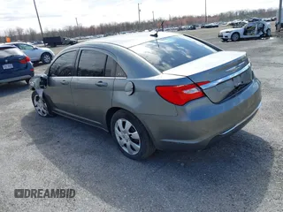2011 Chrysler 200 LX with VIN 1C3BC4FBXBN599547, listed as a IAAI auction lot 41813043 with 1 mi miles. Bid and sale history available at carsss.com. Image 3.