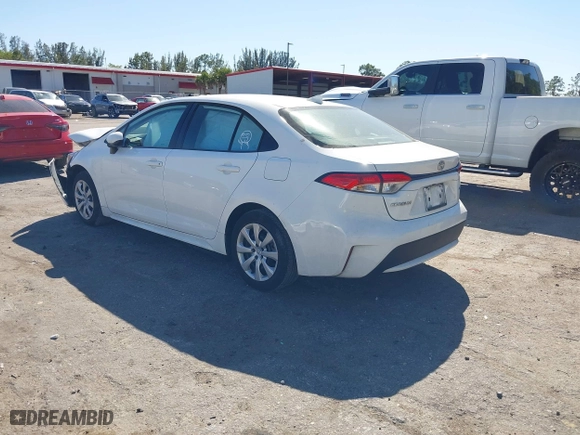 2022 Toyota Corolla LE with VIN 5YFEPMAE5NP370179, listed as a IAAI auction lot 41838269 with 36,873 mi miles. Bid and sale history available at carsss.com. Image 3.