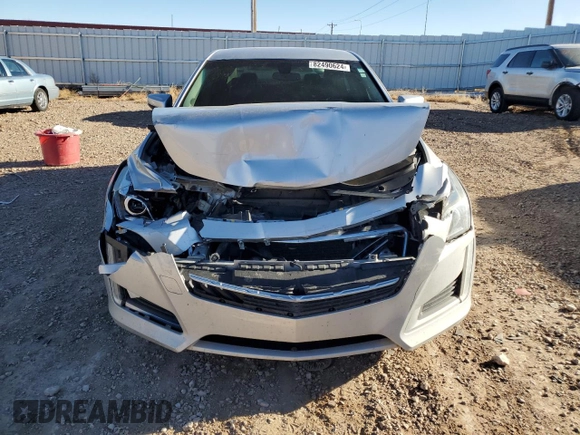 2017 Cadillac CTS AWD with VIN 1G6AW5SX7H0173961, listed as a Copart auction lot 82490624 with 109,598 mi miles and Salvage title. Bid and sale history available at DreamBid. Image 5.
