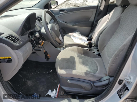 2016 Hyundai Accent SE with VIN KMHCT4AE8GU081768, listed as a Copart auction lot 67941243 with Not Provided miles. Bid and sale history available at carsss.com. Image 7.