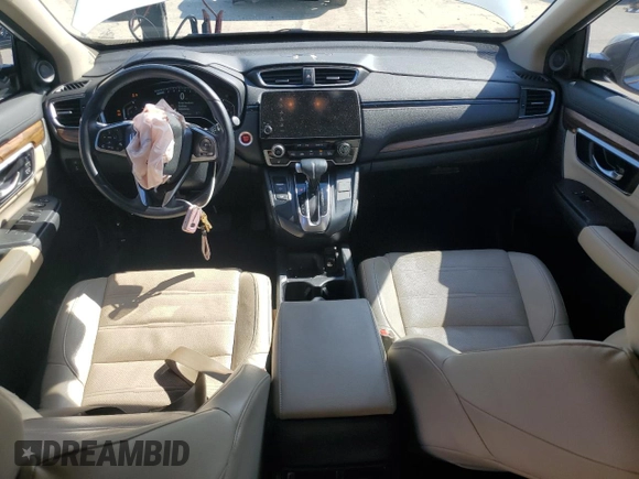 2017 Honda CR-V EX-L with VIN 2HKRW1H84HH518262, listed as a Copart auction lot 46654945 with 142,602 mi miles and Salvage Title. Bid and sale history available at carsss.com. Image 8.