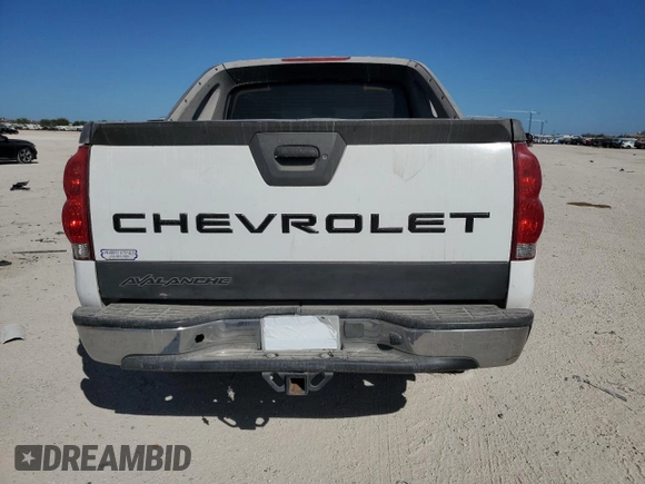 2003 Chevrolet Avalanche with VIN 3GNEK13T93G298292, listed as a Copart auction lot 76576004 with Not Provided miles and Salvage Title. Bid and sale history available at DreamBid. Image 6.
