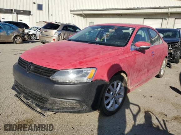 2014 Volkswagen Jetta Sedan SE w/Connectivity with VIN 3VWD07AJ9EM387022, listed as a Copart auction lot 42945433 with 116,278 mi miles and Salvage Title. Bid and sale history available at carsss.com. Image 1.