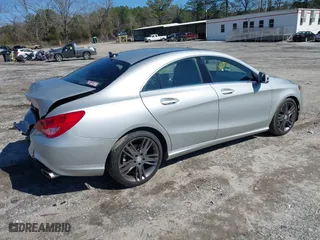 2015 Mercedes-Benz CLA-Class CLA 250 with VIN WDDSJ4EB1FN200782, listed as a IAAI auction lot 41781435 with 125,950 mi miles. Bid and sale history available at carsss.com. Image 4.