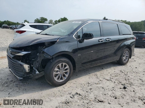 2022 Toyota Sienna XLE с VIN 5TDYRKEC6NS112524, выставлен на аукционе Copart как лот 59912095 с пробегом Не указан миль и Списание • Salvage title. История ставок и продаж доступна на DreamBid. Изображение 1.