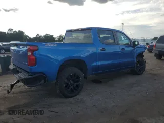 2022 Chevrolet Silverado 1500 Custom Trail Boss with VIN 3GCPDCED1NG685533, listed as a Copart auction lot 61293174 with 62,810 mi miles and Salvage Title. Bid and sale history available at DreamBid. Image 3.