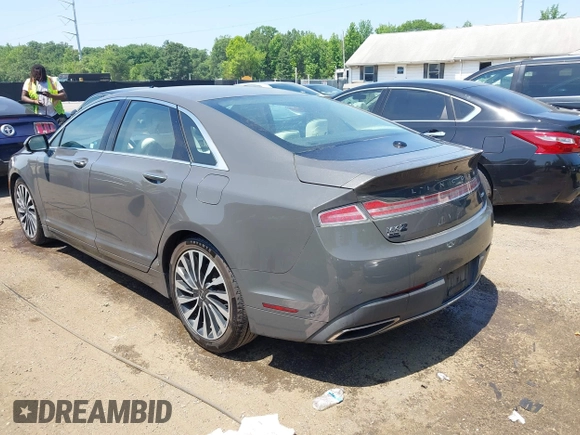 2017 Lincoln MKZ Hybrid Black Label with VIN 3LN6L5NU8HR639681, listed as a IAAI auction lot 42571227 with 123,522 mi miles and . Bid and sale history available at DreamBid. Image 3.
