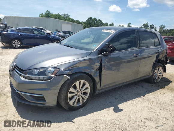 2021 Volkswagen Golf TSI с VIN 3VWG57AU8MM013671, выставлен на аукционе Copart как лот 61661164 с пробегом 37 250 миль миль и Списание • Salvage title. История ставок и продаж доступна на DreamBid. Изображение 1.