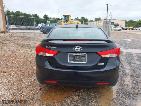 2013 Hyundai Elantra GLS PZEV with VIN KMHDH4AE7DU728890, listed as a IAAI auction lot 40365489 with 230,693 mi miles. Bid and sale history available at carsss.com. Image 16.