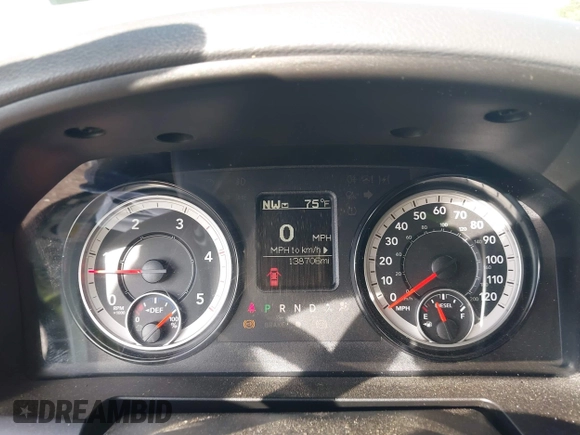 2018 Ram 2500 Tradesman with VIN 3C6UR5CL7JG404668, listed as a IAAI auction lot 41611352 with 138,706 mi miles and . Bid and sale history available at DreamBid. Image 7.