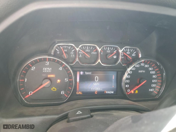 2016 GMC Sierra 1500 SLE with VIN 1GTV2MEC4GZ271594, listed as a Copart auction lot 76518334 with 111,083 mi miles and Salvage Title. Bid and sale history available at carsss.com. Image 9.