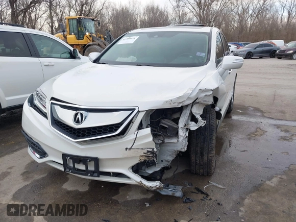 2016 Acura RDX Technology with VIN 5J8TB3H56GL001561, listed as a IAAI auction lot 41780028 with 50,770 mi miles and . Bid and sale history available at DreamBid. Image 6.