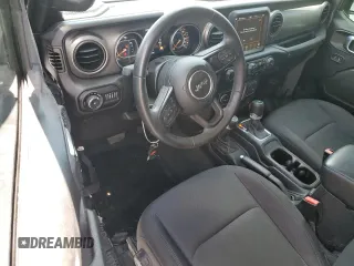 2022 Jeep Wrangler Willys Sport with VIN 1C4GJXANXNW210785, listed as a Copart auction lot 59355275 with 25,887 mi miles and Salvage title. Bid and sale history available at DreamBid. Image 8.