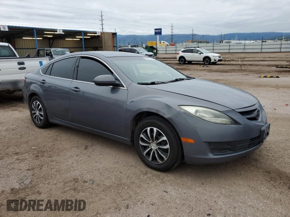 2011 Mazda 6 i Sport with VIN 1YVHZ8BH8B5M29400, listed as a Copart auction lot 59211035 with 181,736 mi miles and Salvage title. Bid and sale history available at DreamBid. Image 4.