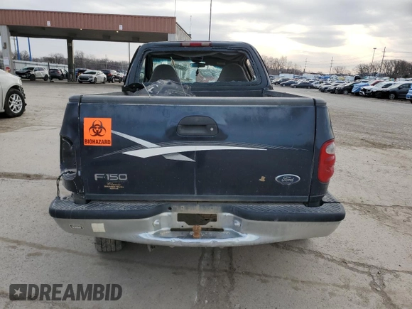 2000 Ford F-150 XL with VIN 2FTZF0728YCA61923, listed as a Copart auction lot 49672515 with 0 mi miles and Salvage Title. Bid and sale history available at carsss.com. Image 6.
