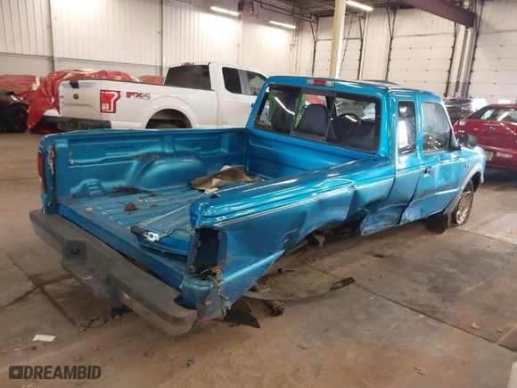 1994 Ford Ranger Splash with VIN 1FTCR15X9RPB31740, listed as a IAAI auction lot 41013596 with 52,610 mi miles. Bid and sale history available at carsss.com. Image 4.