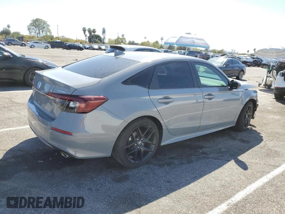 2025 Honda Civic Sport z VIN 2HGFE2F56SH502604, wystawiony jako Copart lot #49103395 z przebiegiem Nie podano mil oraz Szkoda całkowita • Salvage title. Historia ofert i sprzedaży dostępna na DreamBid. Obrazek 3.