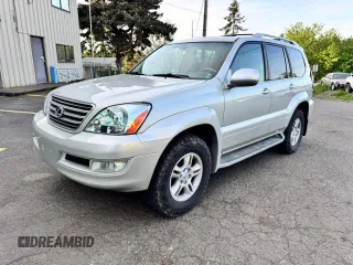2003 Lexus GX 470 z VIN JTJBT20X130004567, wystawiony jako Copart lot #57682615 z przebiegiem 237 809 mil mil oraz Szkoda całkowita • Salvage title. Historia ofert i sprzedaży dostępna na DreamBid. Obrazek 2.