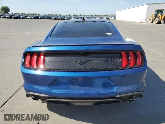 2023 Ford Mustang EcoBoost with VIN 1FA6P8TH1P5107731, listed as a Copart auction lot 55351575 with 11,655 mi miles and Salvage title. Bid and sale history available at DreamBid. Image 6.