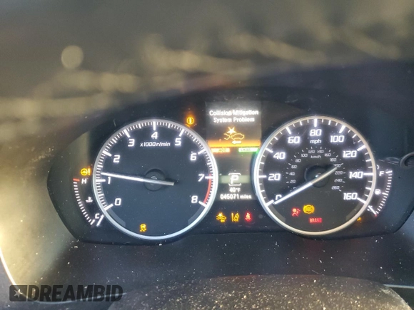 2022 Acura ILX Premium with VIN 19UDE2F73NA005392, listed as a Copart auction lot 76735944 with 45,071 mi miles and Salvage Title. Bid and sale history available at DreamBid. Image 9.